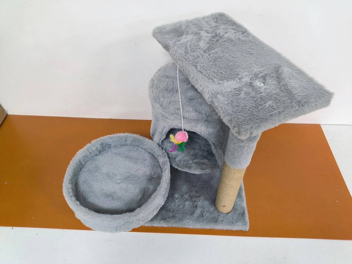 Drapak dla Kota 2/4 Poziomy - Wieża z Sizalowymi Słupkami i Platformami