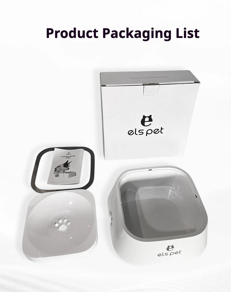 Miska dla Psa Antyrozlewowa - Pływający Dysk Zapobiegający Rozlewaniu Wody