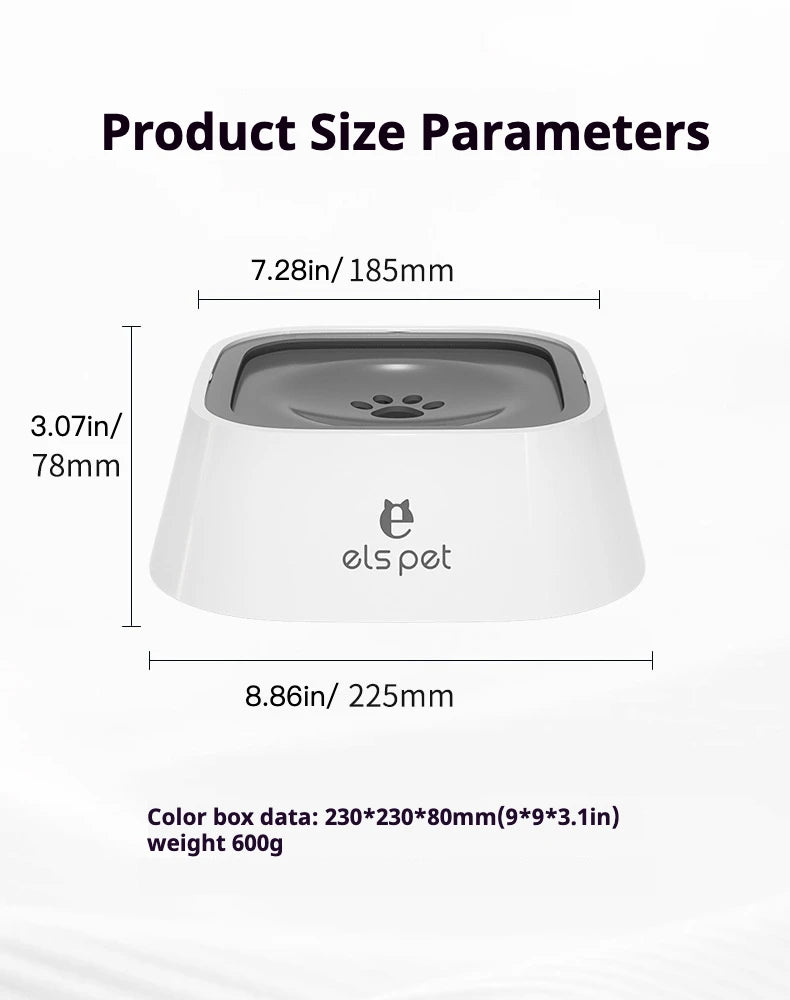 Miska dla Psa Antyrozlewowa - Pływający Dysk Zapobiegający Rozlewaniu Wody