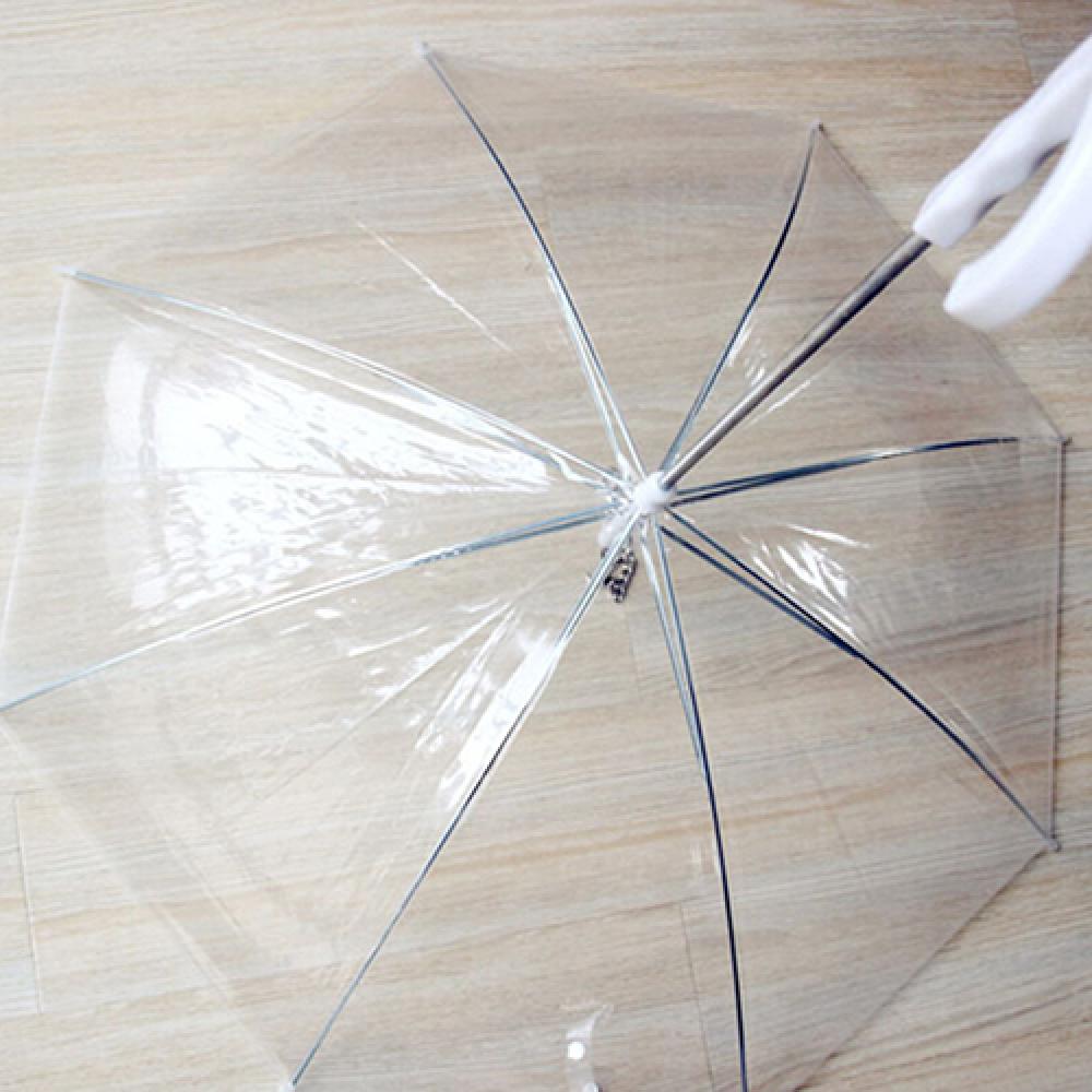 Parasol dla Psa z Wbudowaną Smyczą - Przezroczysta Osłona Przeciwdeszczowa