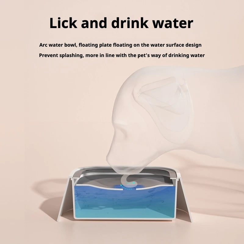 Miska dla Psa Antyrozlewowa - Pływający Dysk Zapobiegający Rozlewaniu Wody