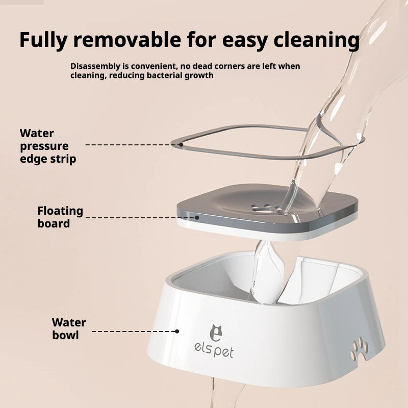 Miska dla Psa Antyrozlewowa - Pływający Dysk Zapobiegający Rozlewaniu Wody